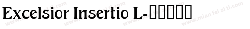 Excelsior Insertio L字体转换